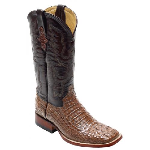 Ferrini 10493-23 Sport Rust Genuine Caiman Crocodile Boots
